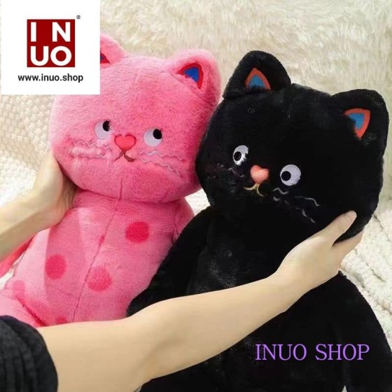 Almohada de gatito de felpa suave